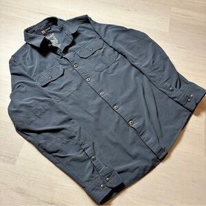 Kuhl Men's Casual Button Down Shirt - Dark Gray